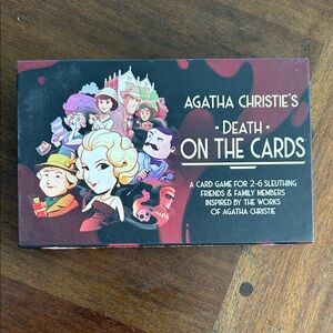 's Death on the Cards Game - Black and Red